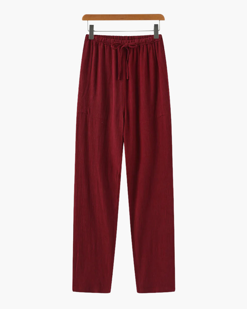 ValmontParis ™ | Pantalon en lin (Slim Fit)