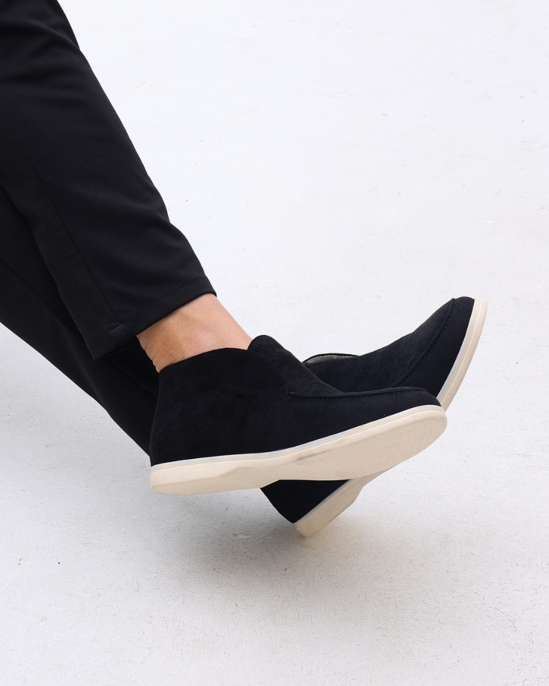 ValmontParis ™ | Mocassins hauts en daim