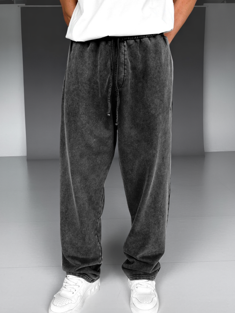 Valmont Paris™ | PANTALON DÉLAVÉ À CORDON