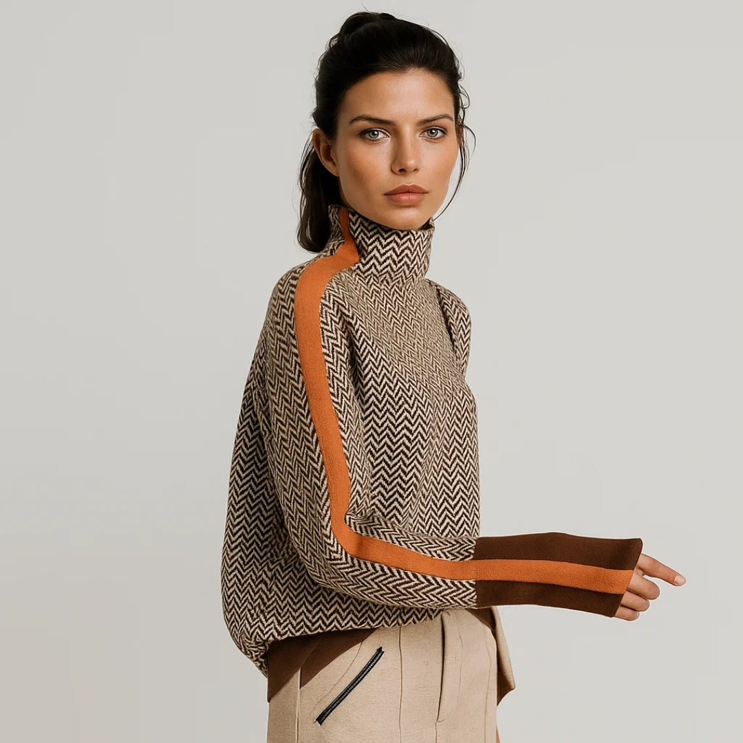 Martina | Pull Col Montant