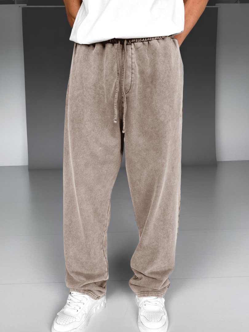 Valmont Paris™ | PANTALON DÉLAVÉ À CORDON