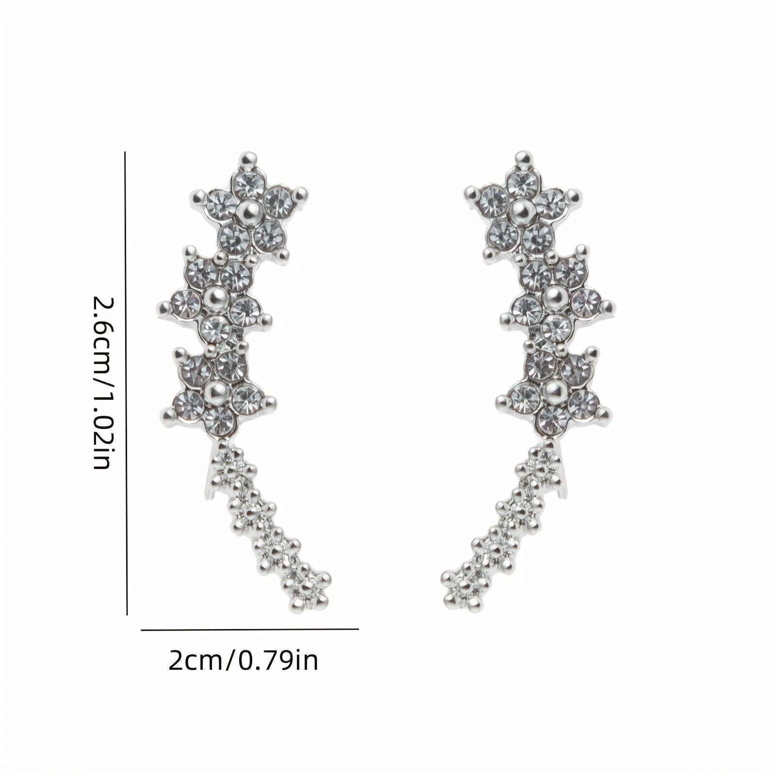 Boucles d'oreilles florales intemporelles