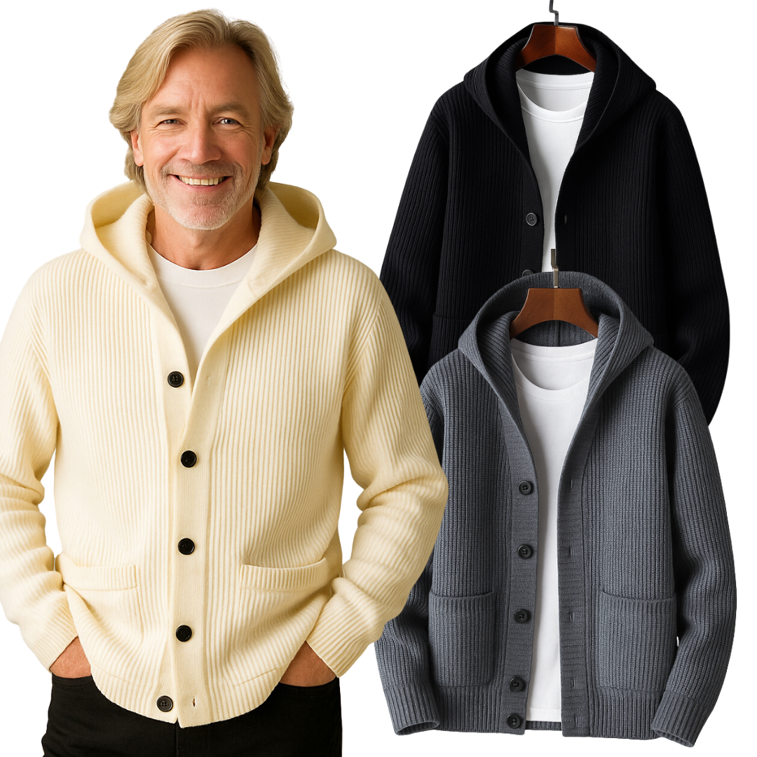 Jérémy | Cardigan Premium en Maille Fine