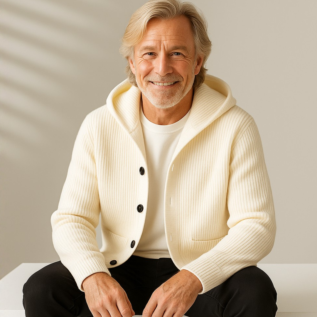 Jérémy | Cardigan Premium en Maille Fine