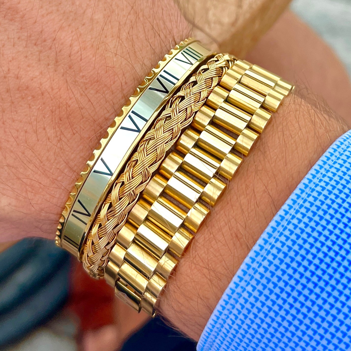 Bracelet Roman Speed, style lunette Gold Edition