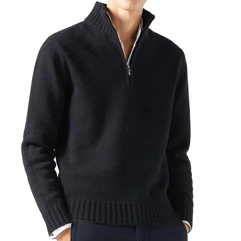 Automne hommes col roulé chandails tricots pulls couleur unie à manches longues pull mâle décontracté quotidien manteaux chauds