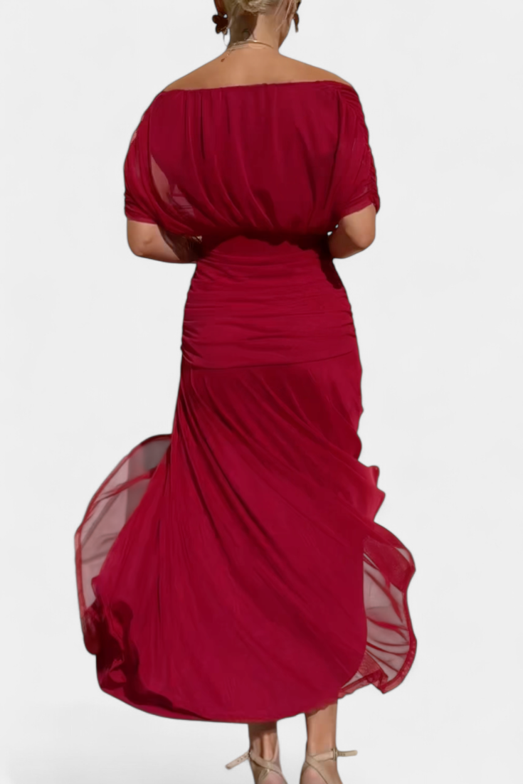Alondra™ | Robe Longue Florale avec Décolleté en V