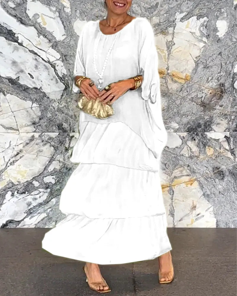 Charlotte | Robe élégante et confortable à coupe ample