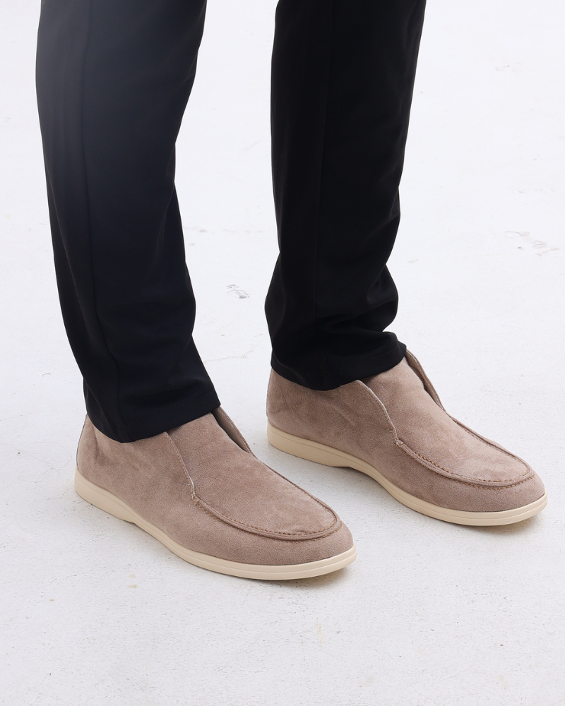 ValmontParis ™ |  Mocassins hauts en daim