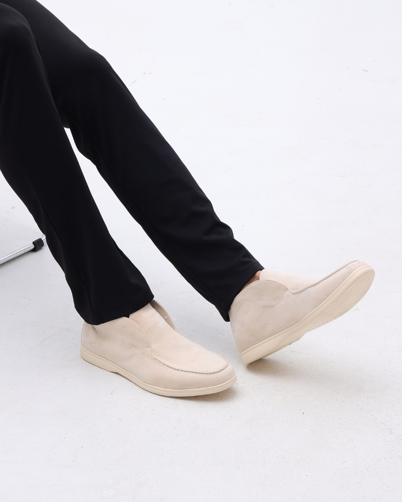 ValmontParis ™ |  Mocassins hauts en daim