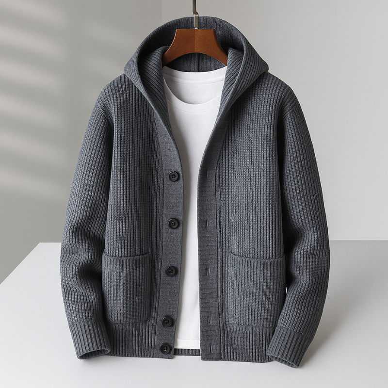 Jérémy | Cardigan Premium en Maille Fine