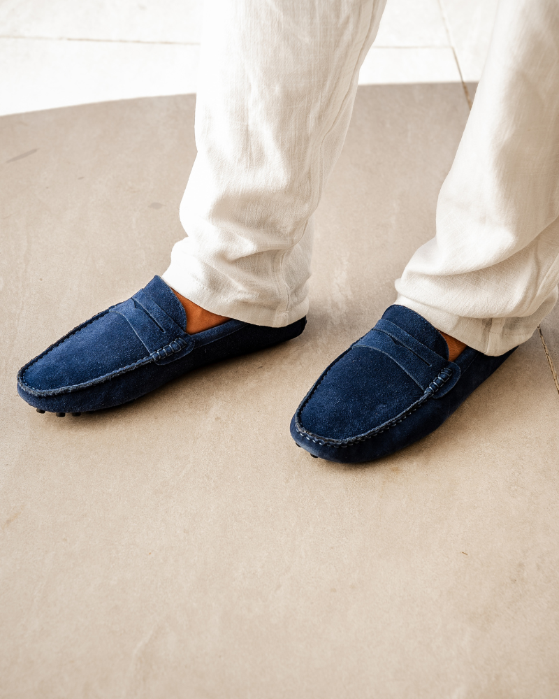 ValmontParis ™ | Mocassins "Driver" en daim