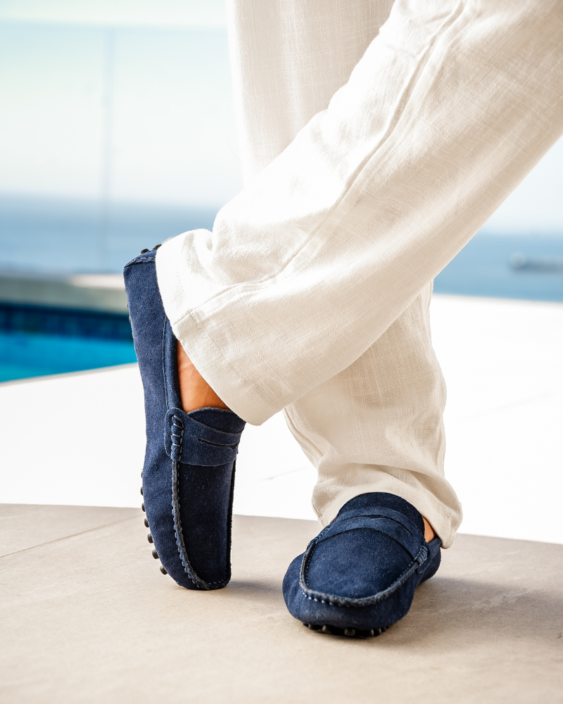 ValmontParis ™ | Mocassins "Driver" en daim