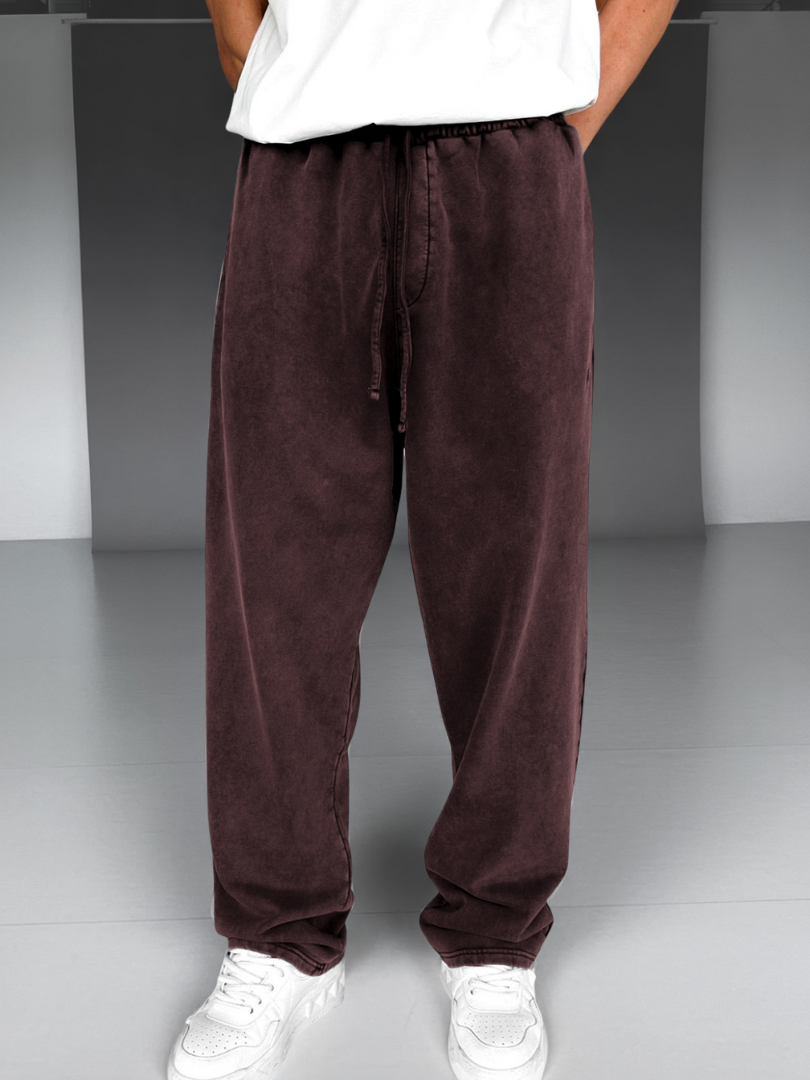 Valmont Paris™ | PANTALON DÉLAVÉ À CORDON