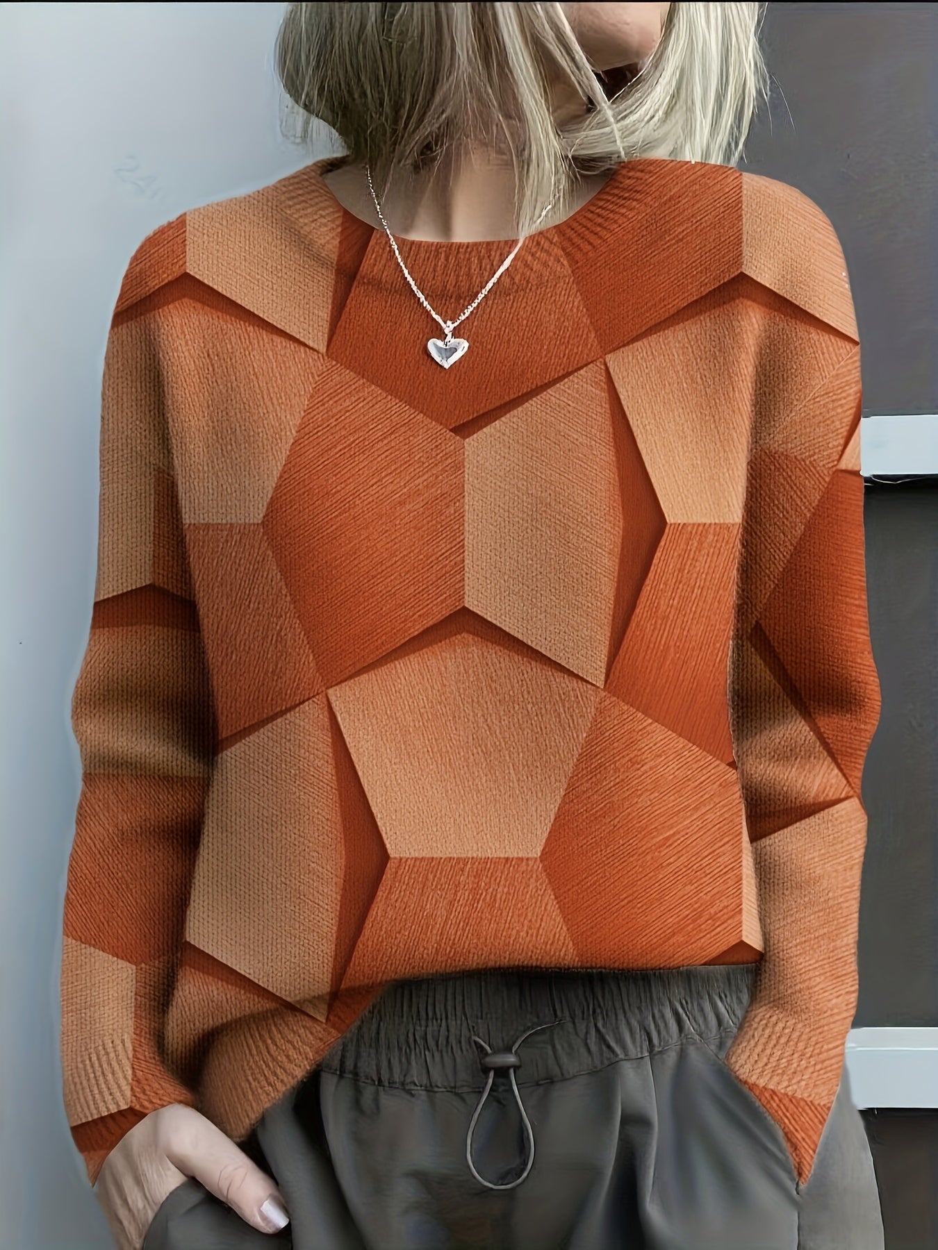 Caoimhe | Sweatshirt Géométrique Artistique