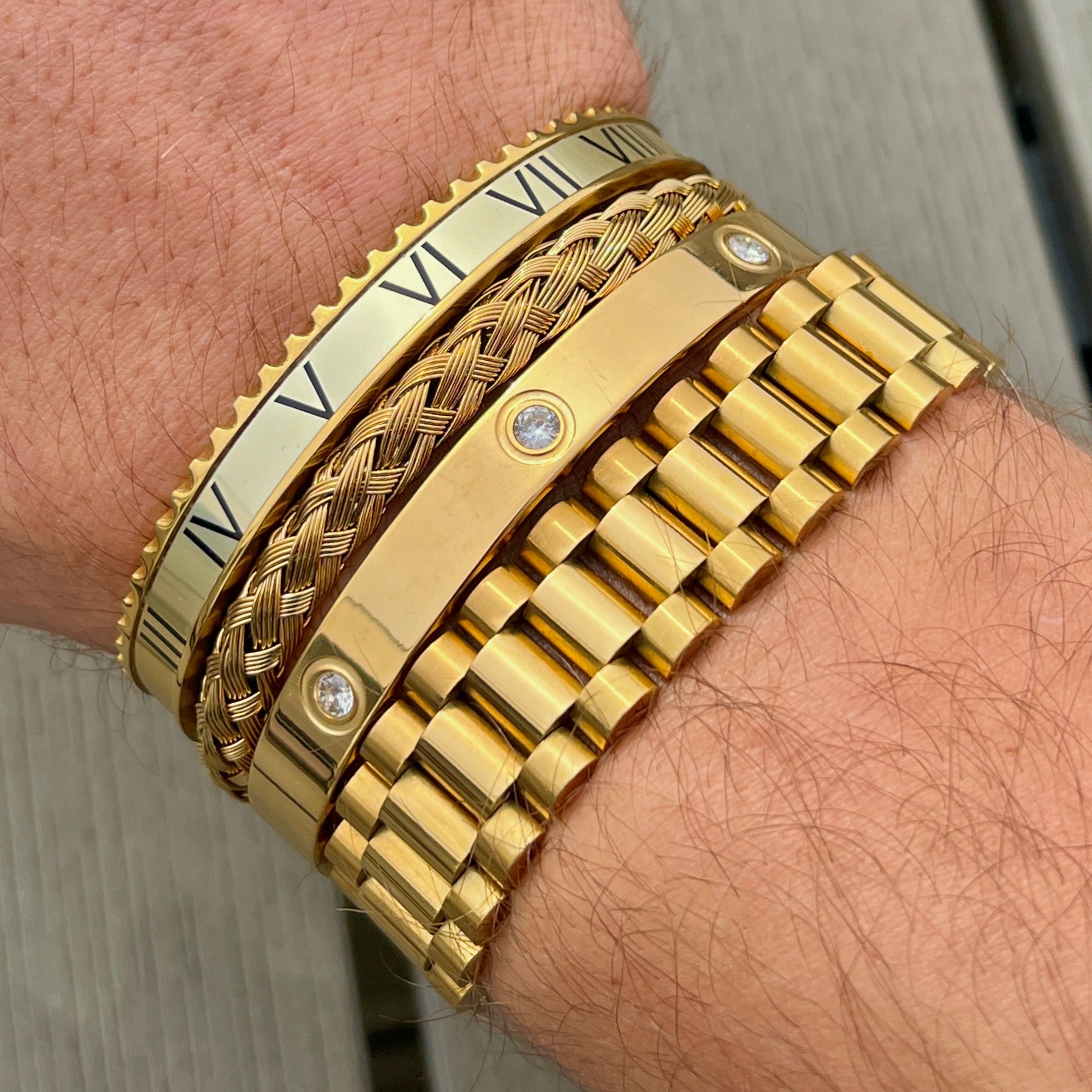 Bracelet Roman Speed, style lunette Gold Edition