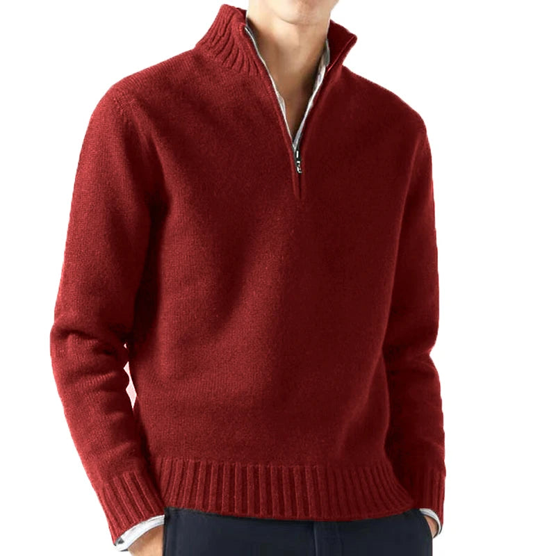 Automne hommes col roulé chandails tricots pulls couleur unie à manches longues pull mâle décontracté quotidien manteaux chauds