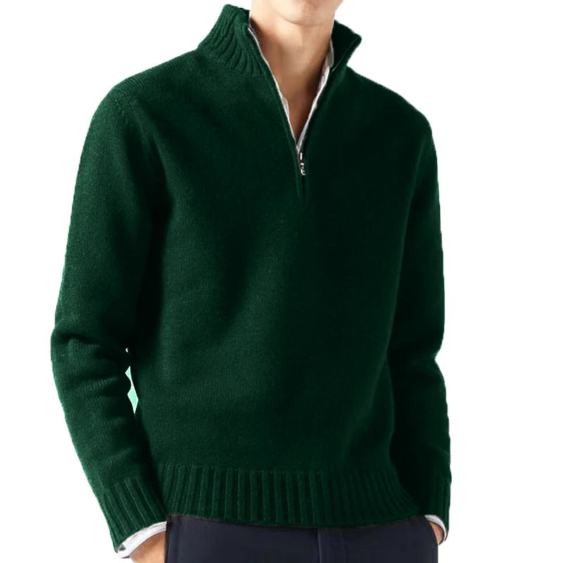 Automne hommes col roulé chandails tricots pulls couleur unie à manches longues pull mâle décontracté quotidien manteaux chauds