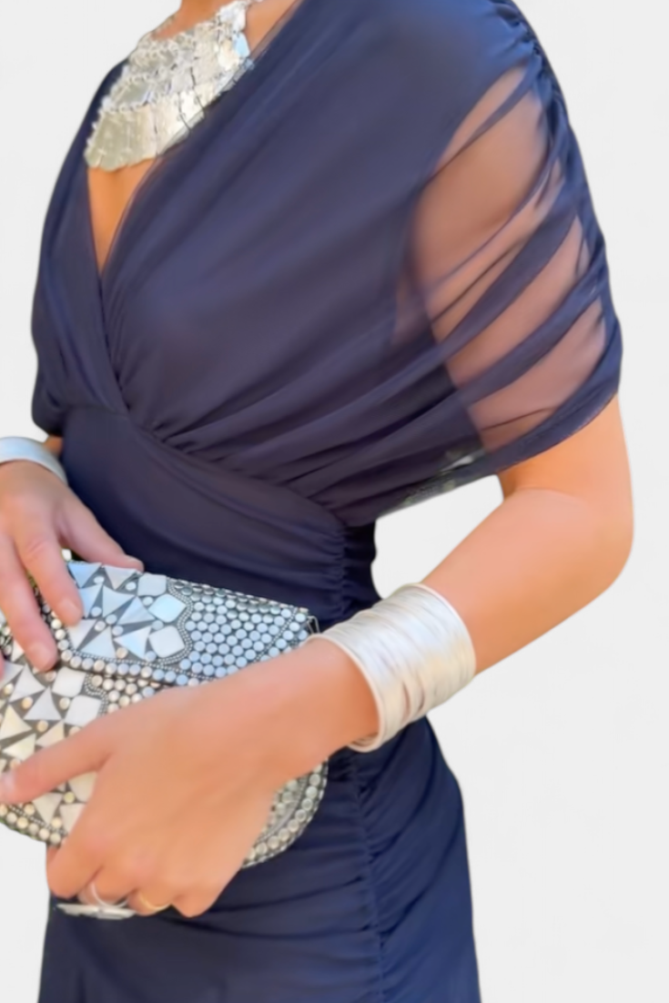 Alondra™ | Robe Longue Florale avec Décolleté en V