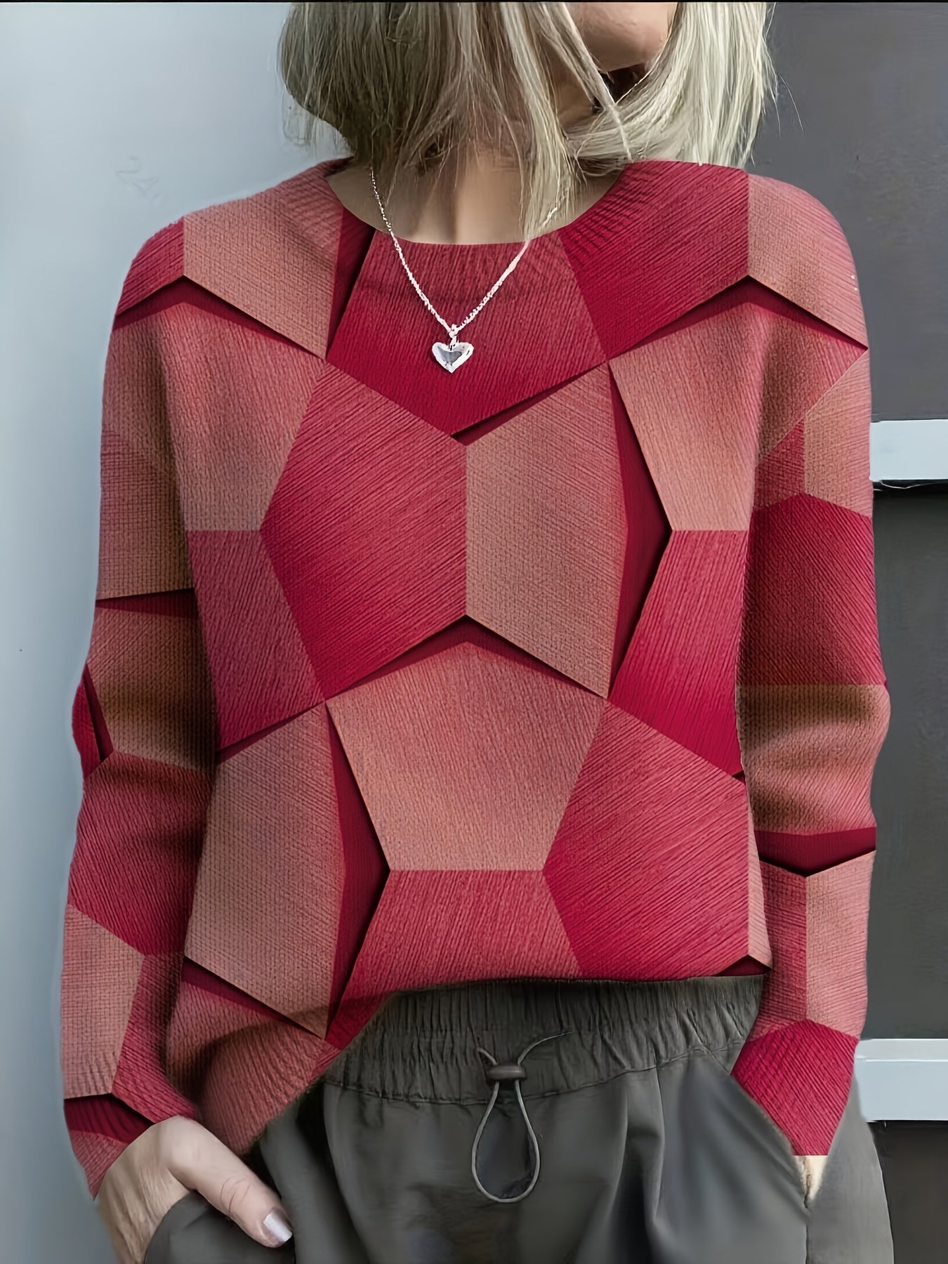Caoimhe | Sweatshirt Géométrique Artistique