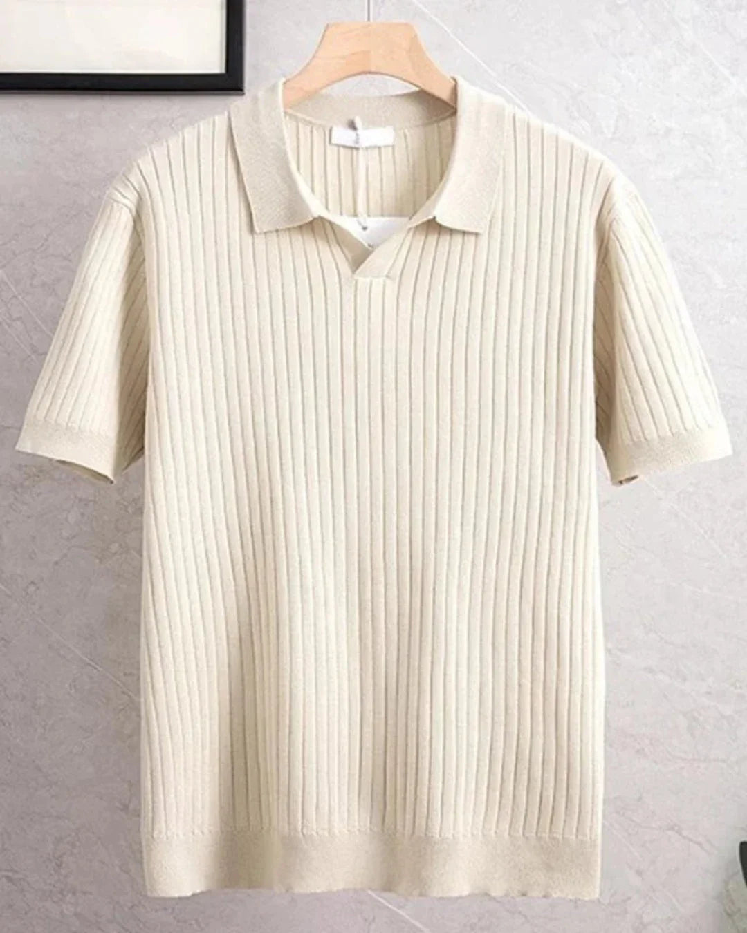 Men's Breathable Short Sleeve Polo Shirt Old Money Style - Polo Louis